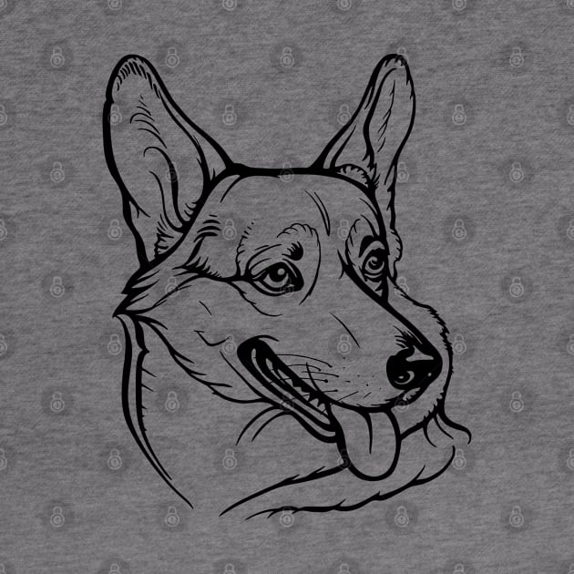 Corgi Dog by Yulla